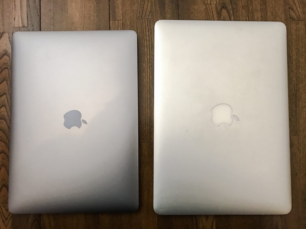 MacBookPro13インチとMacBookAir13インチ